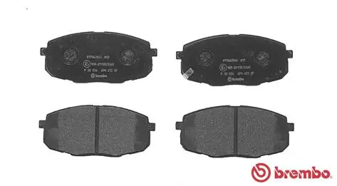 Brake Pad Set, disc brake PRIME LINE P 30 034