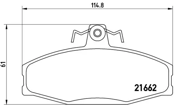 Brake Pad Set, disc brake PRIME LINE P 85 022
