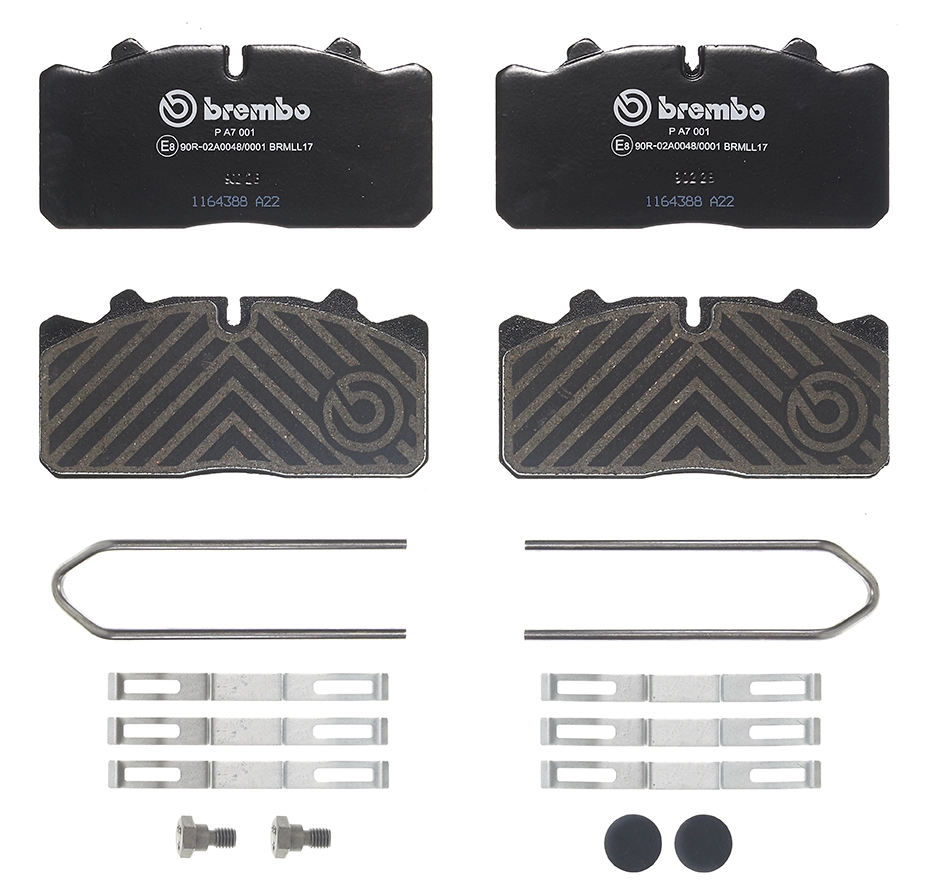 BREMBO P A7 001 Brake Pad Set, disc brake