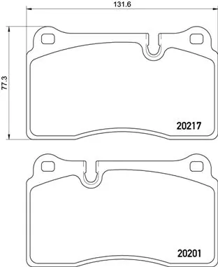 Brake Pad Set, disc brake PRIME LINE P 02 002