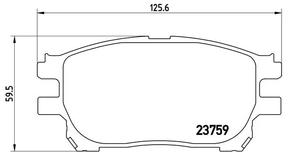 Brake Pad Set, disc brake PRIME LINE P 83 070