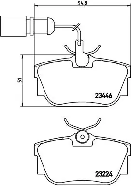 Brake Pad Set, disc brake PRIME LINE P 85 059
