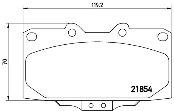 Brake Pad Set, disc brake PRIME LINE P 56 034