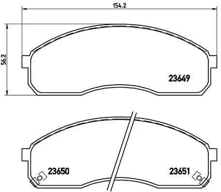 Brake Pad Set, disc brake PRIME LINE P 30 012