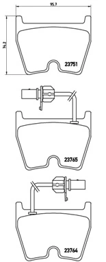 Brake Pad Set, disc brake PRIME LINE P 85 078