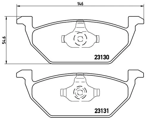Brake Pad Set, disc brake PRIME LINE P 85 041