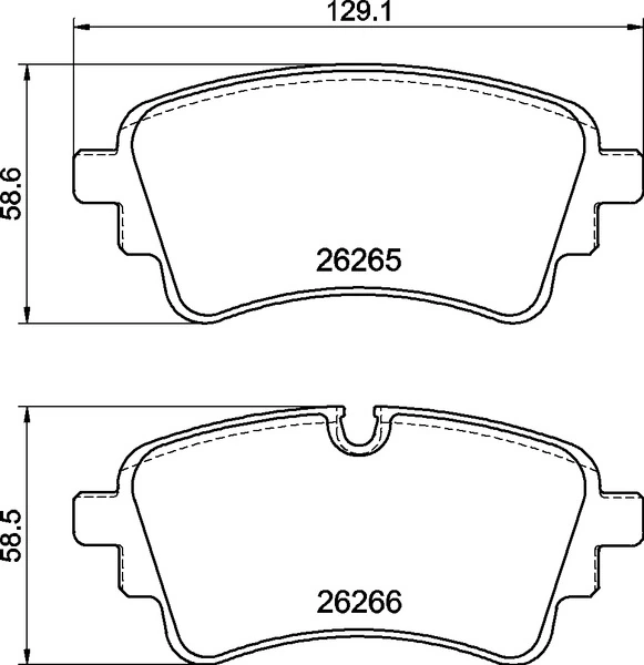 Brake Pad Set, disc brake PRIME LINE P 85 185