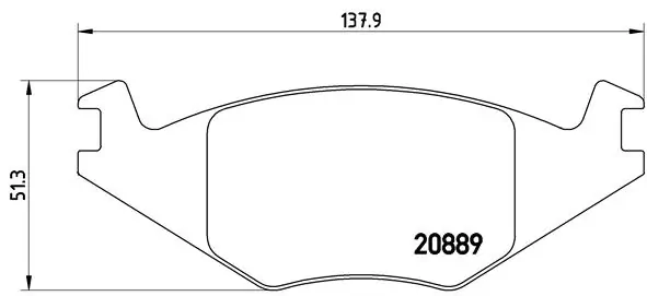 Brake Pad Set, disc brake PRIME LINE P 85 019