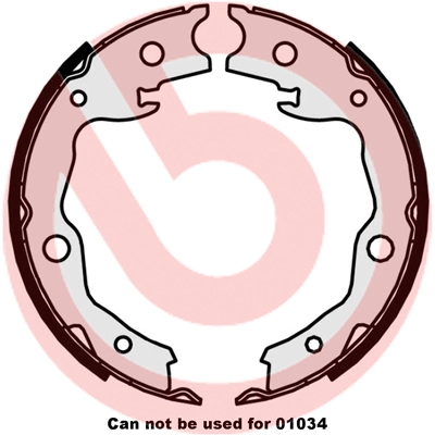 Brake Shoe Set, parking brake ESSENTIAL LINE S 56 545