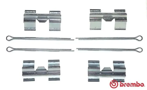 Accessory Kit, disc brake pad PRIME LINE A 02 257