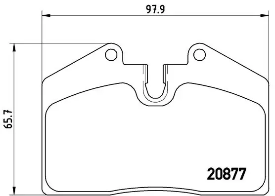 Brake Pad Set, disc brake PRIME LINE P 85 094