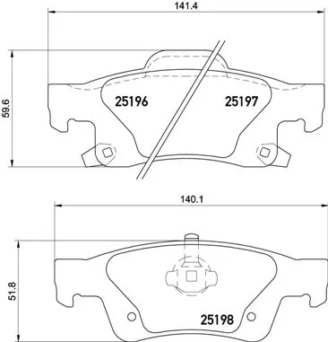 Brake Pad Set, disc brake PRIME LINE P 37 016