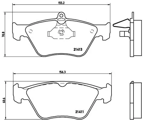 Brake Pad Set, disc brake PRIME LINE P 59 019