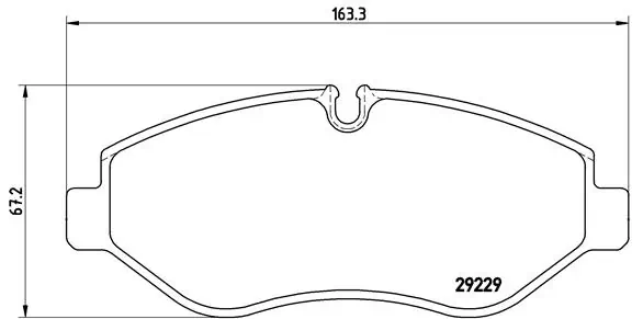 Brake Pad Set, disc brake PRIME LINE P A6 026