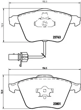 Brake Pad Set, disc brake PRIME LINE P 85 084