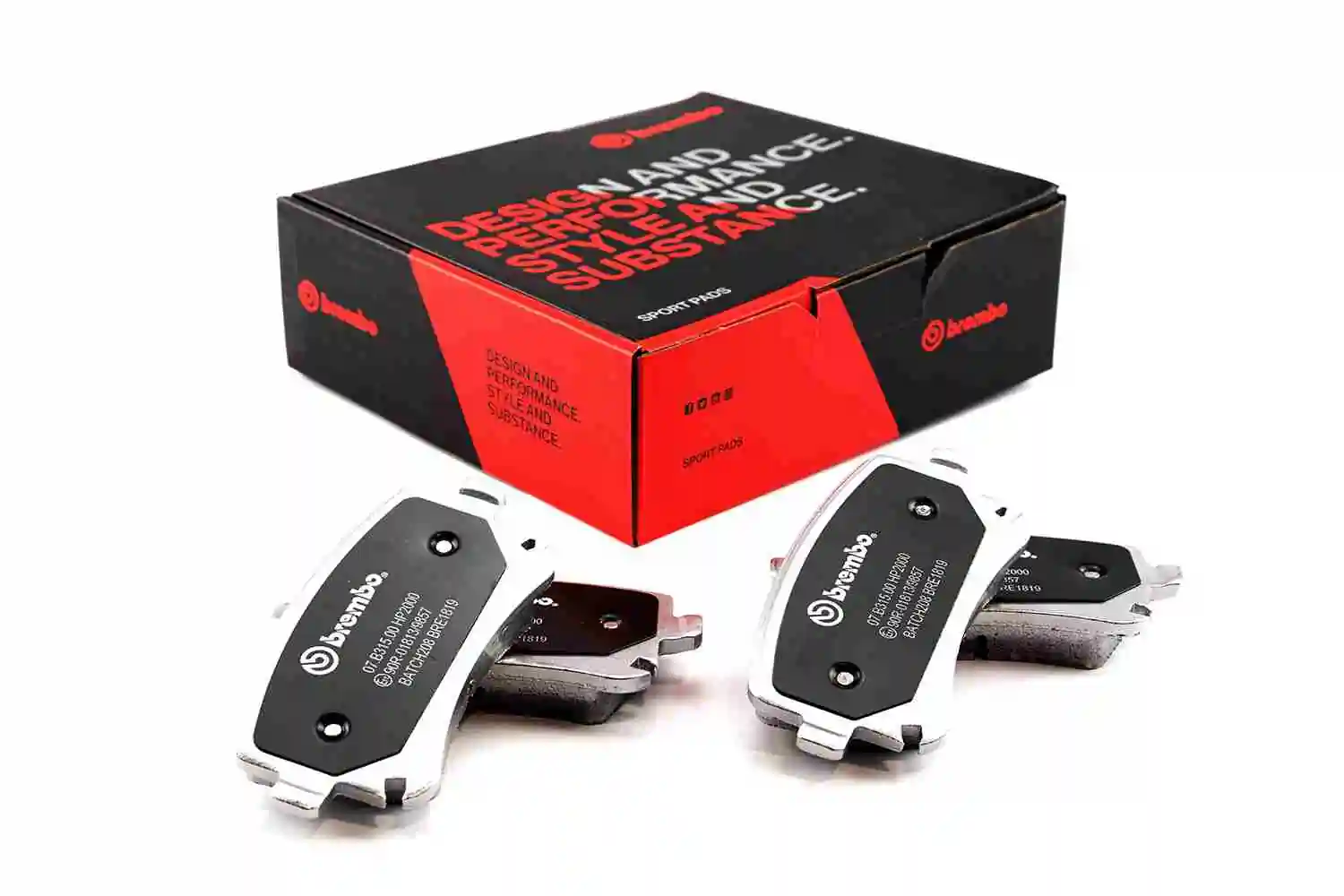 High Performance Brake Pad Set UPGRADE, SPORT | HP2000 07.B315.00