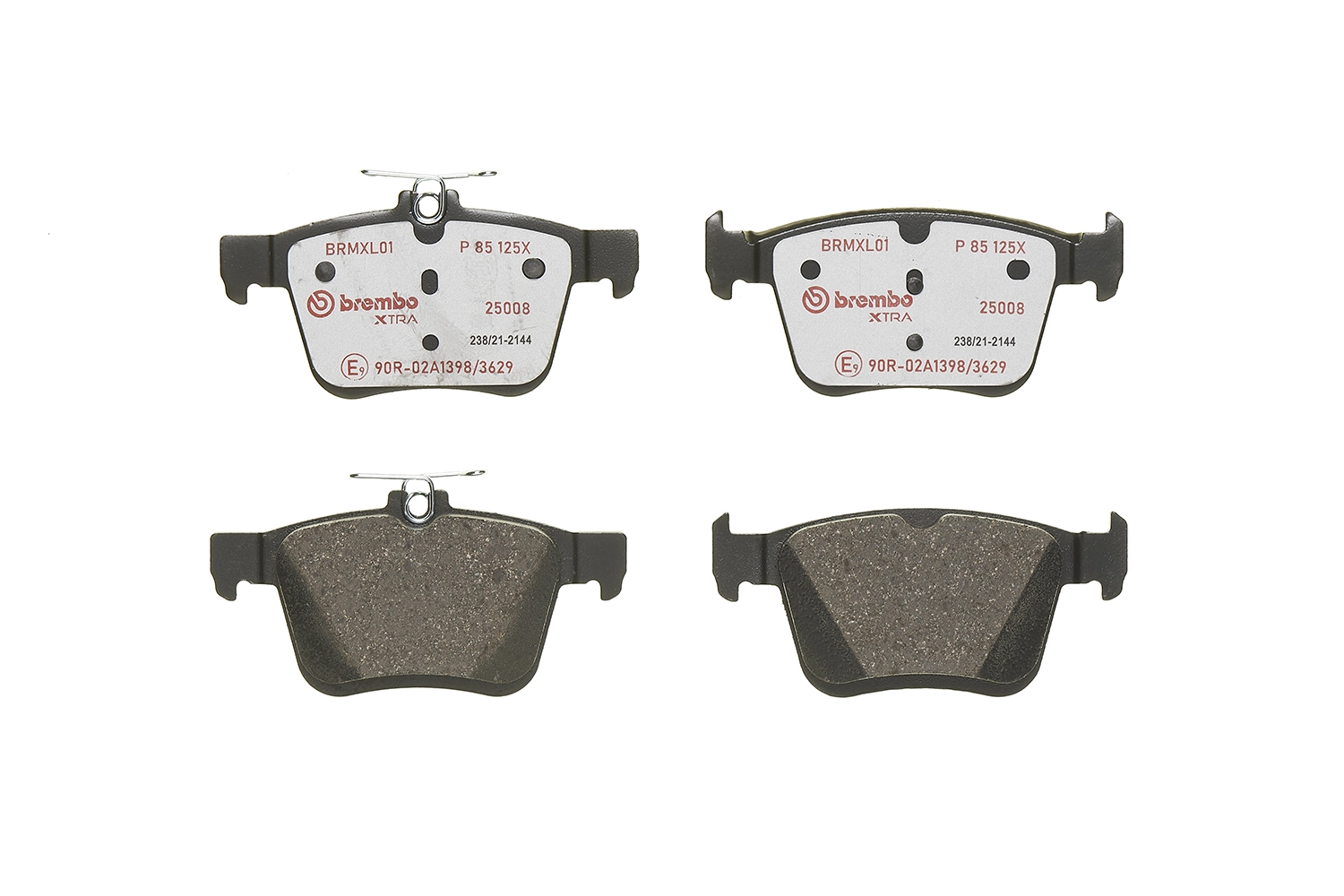 Brake Pad Set, disc brake XTRA LINE P 85 125X