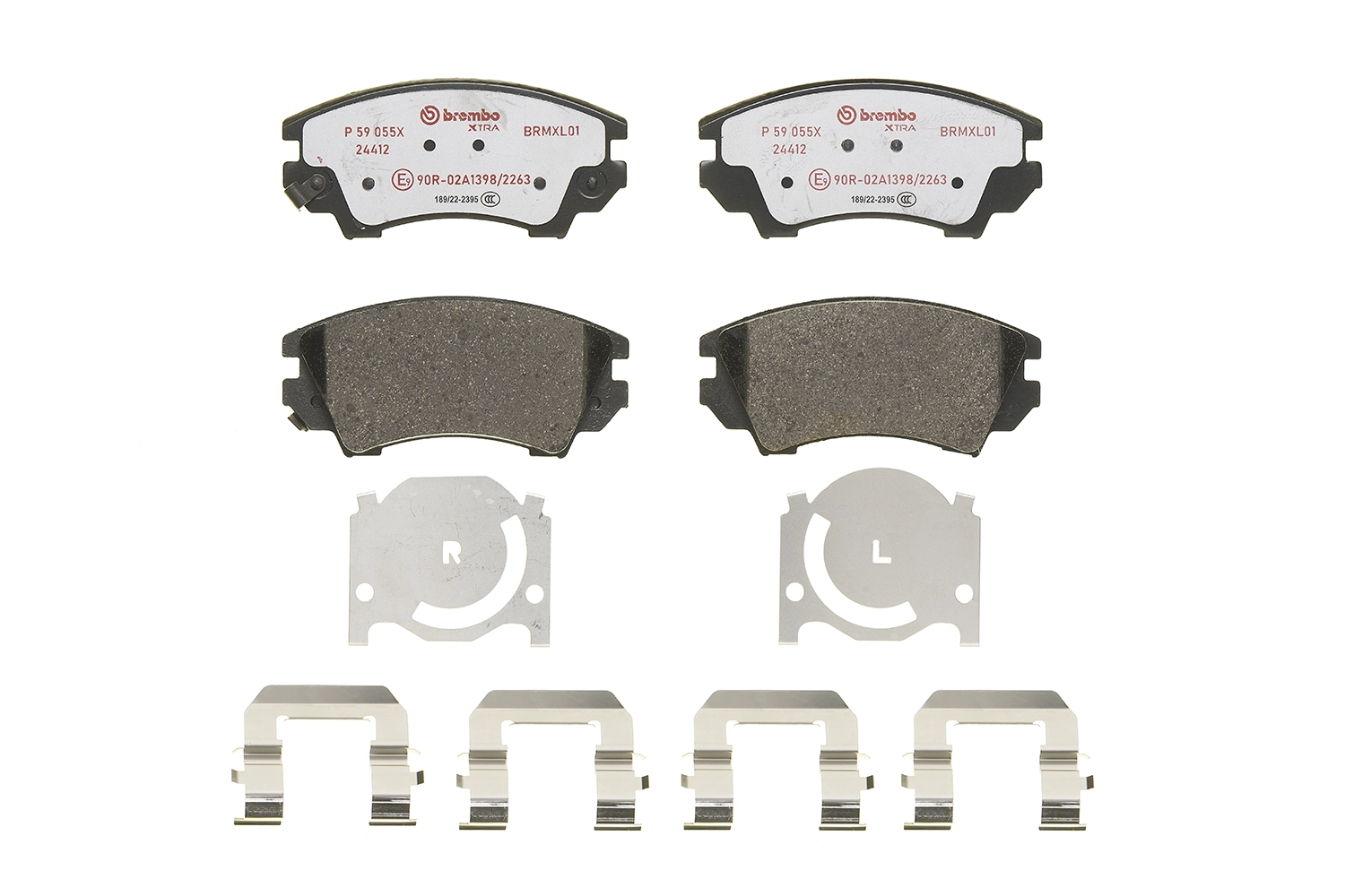 Brake Pad Set, disc brake XTRA LINE P 59 055X