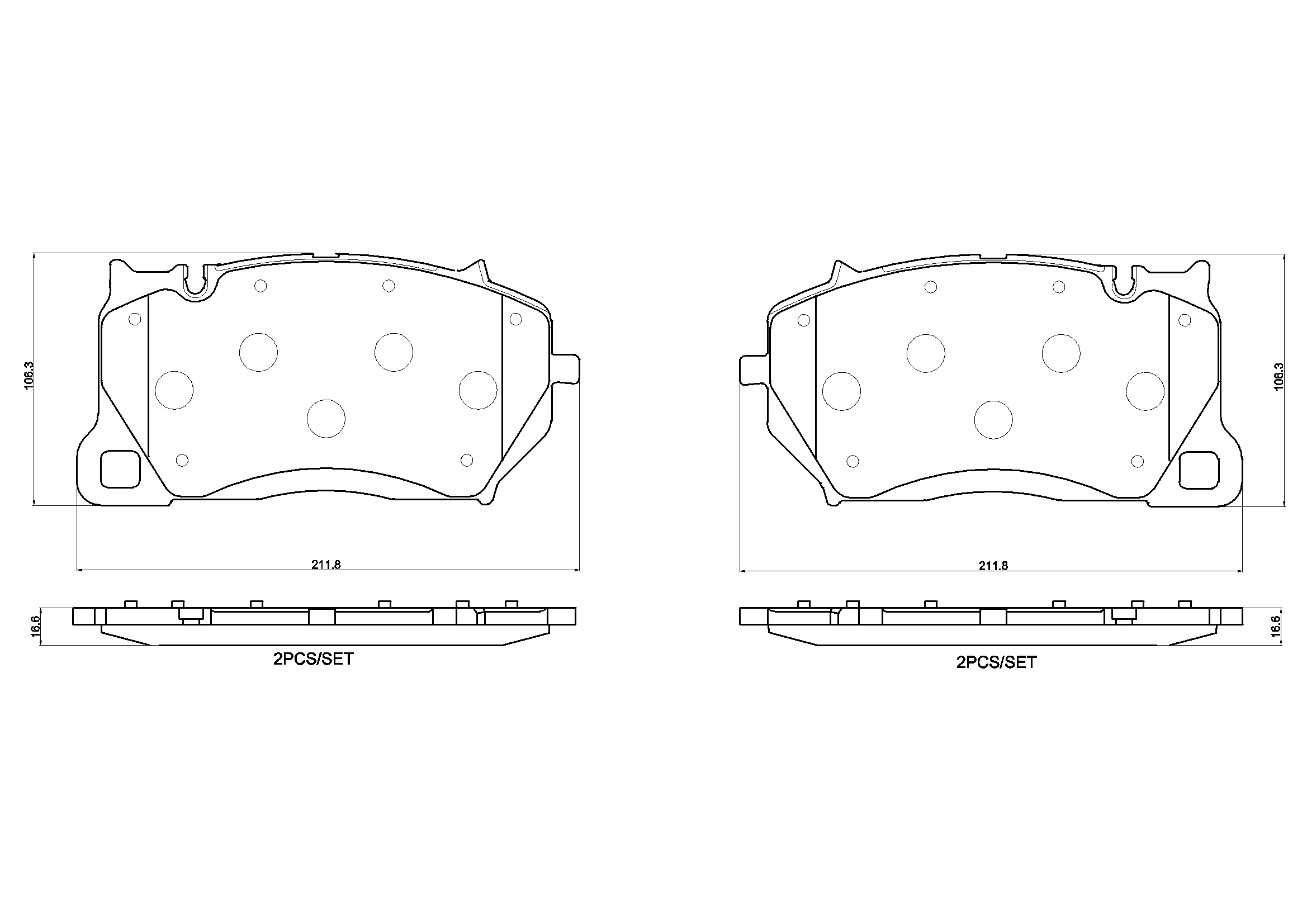 Brake Pad Set, disc brake PRIME LINE P 65 057