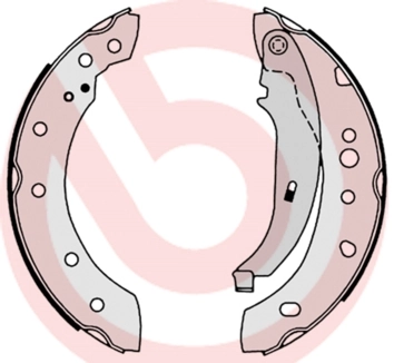 Brake Shoe Set ESSENTIAL LINE S 61 527