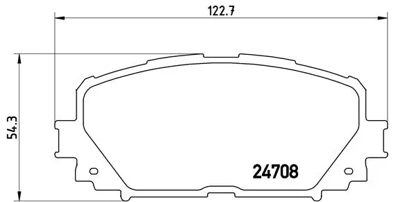 Brake Pad Set, disc brake PRIME LINE P 83 101