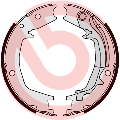 Brake Shoe Set, parking brake ESSENTIAL LINE S 30 527