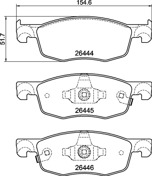 Brake Pad Set, disc brake PRIME LINE P 83 185
