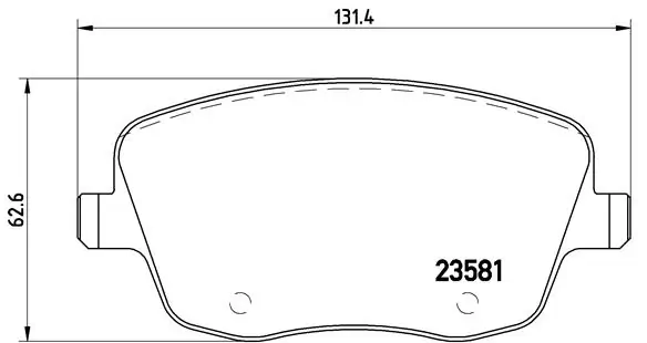 Brake Pad Set, disc brake PRIME LINE P 85 057