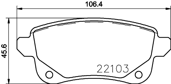 Brake Pad Set, disc brake PRIME LINE P 68 064