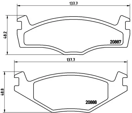 Brake Pad Set, disc brake PRIME LINE P 85 012