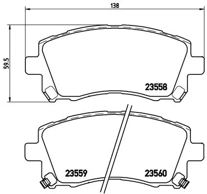 Brake Pad Set, disc brake PRIME LINE P 78 010