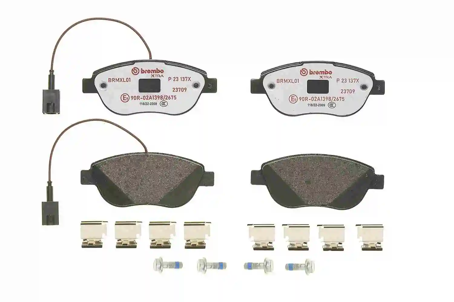 Brake Pad Set, disc brake XTRA LINE P 23 137X