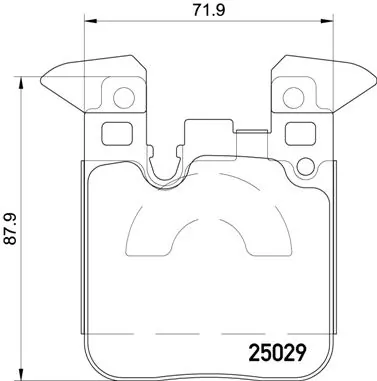 Brake Pad Set, disc brake PRIME LINE P 06 087