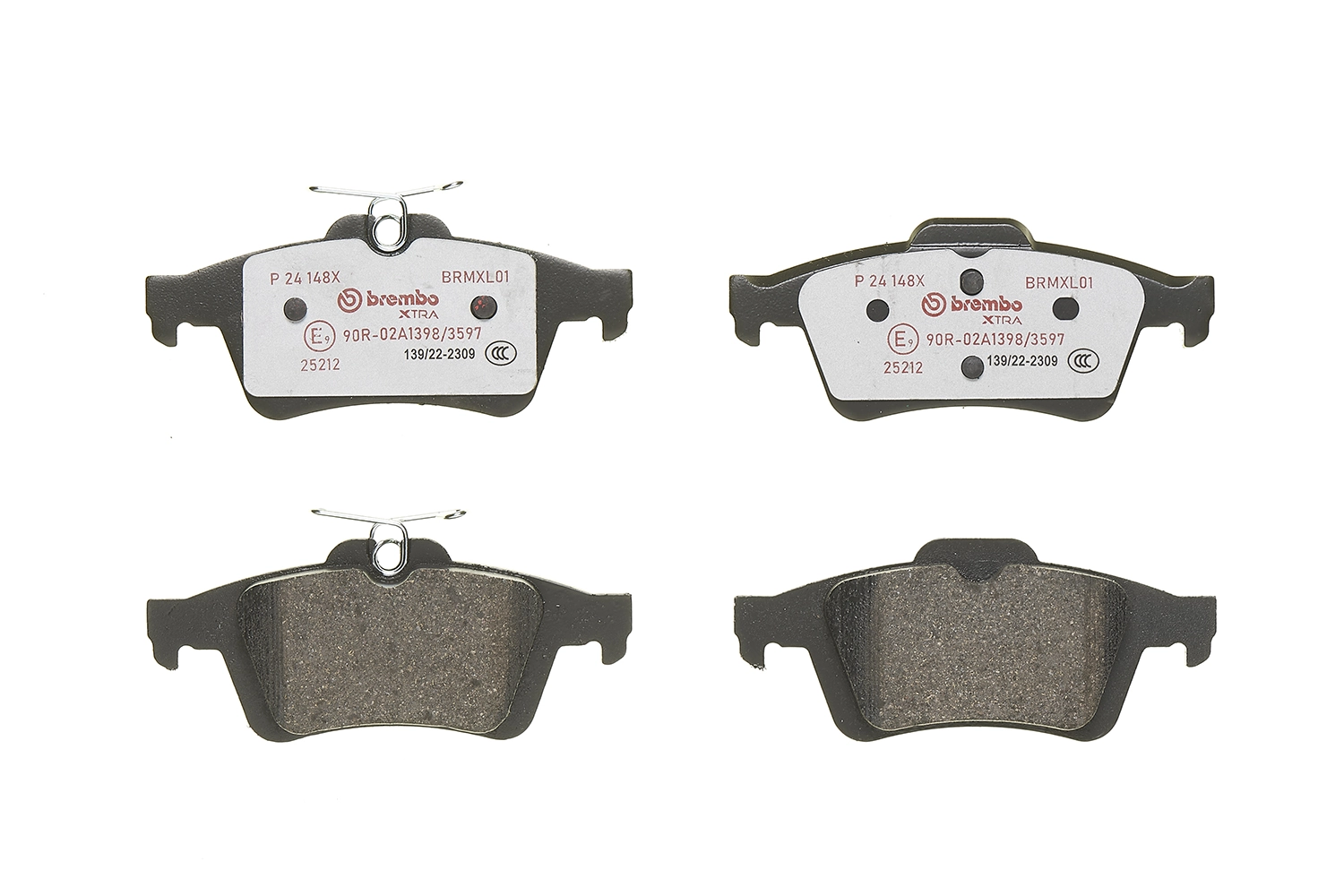 Brake Pad Set, disc brake XTRA LINE P 24 148X