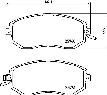 Brake Pad Set, disc brake PRIME LINE P 78 021