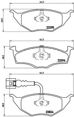 Brake Pad Set, disc brake PRIME LINE P 85 063