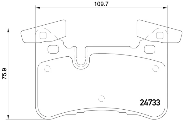 Brake Pad Set, disc brake PRIME LINE P 50 110