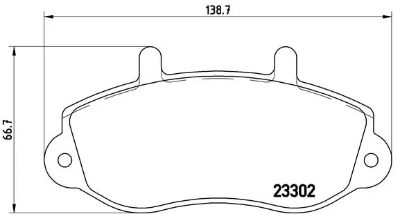 Brake Pad Set, disc brake PRIME LINE P 68 025