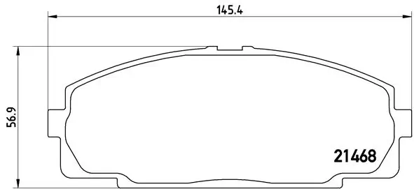 Brake Pad Set, disc brake PRIME LINE P 83 092