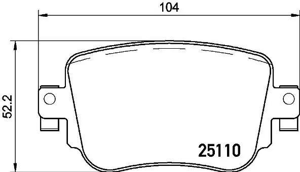 Brake Pad Set, disc brake PRIME LINE P 85 135