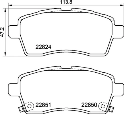 Brake Pad Set, disc brake PRIME LINE P 79 037