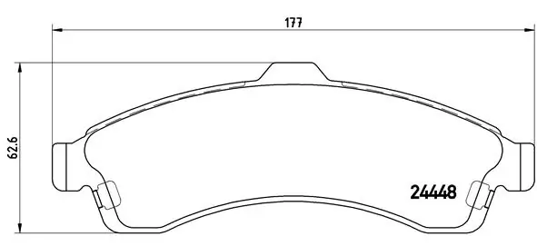 Brake Pad Set, disc brake PRIME LINE P 10 009