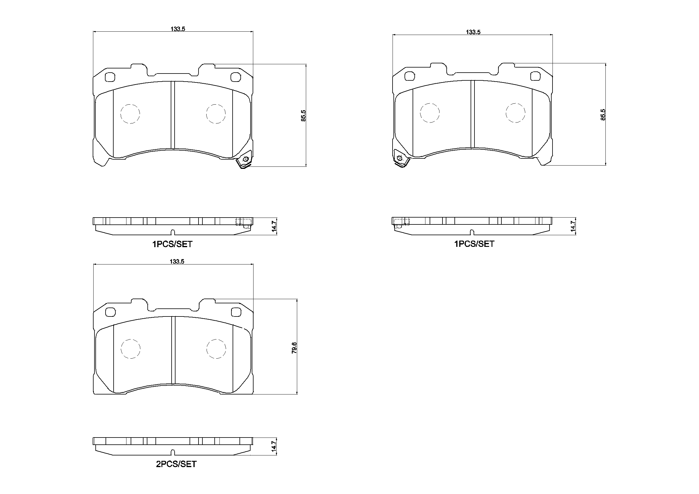 Brake Pad Set, disc brake PRIME LINE P 83 184