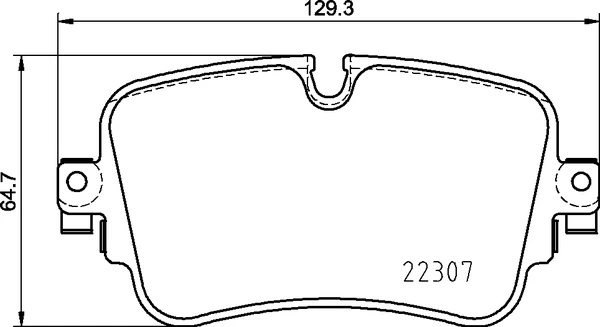 Brake Pad Set, disc brake PRIME LINE P 85 161