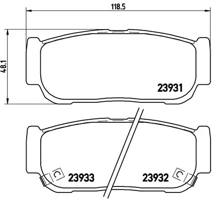 Brake Pad Set, disc brake PRIME LINE P 30 057