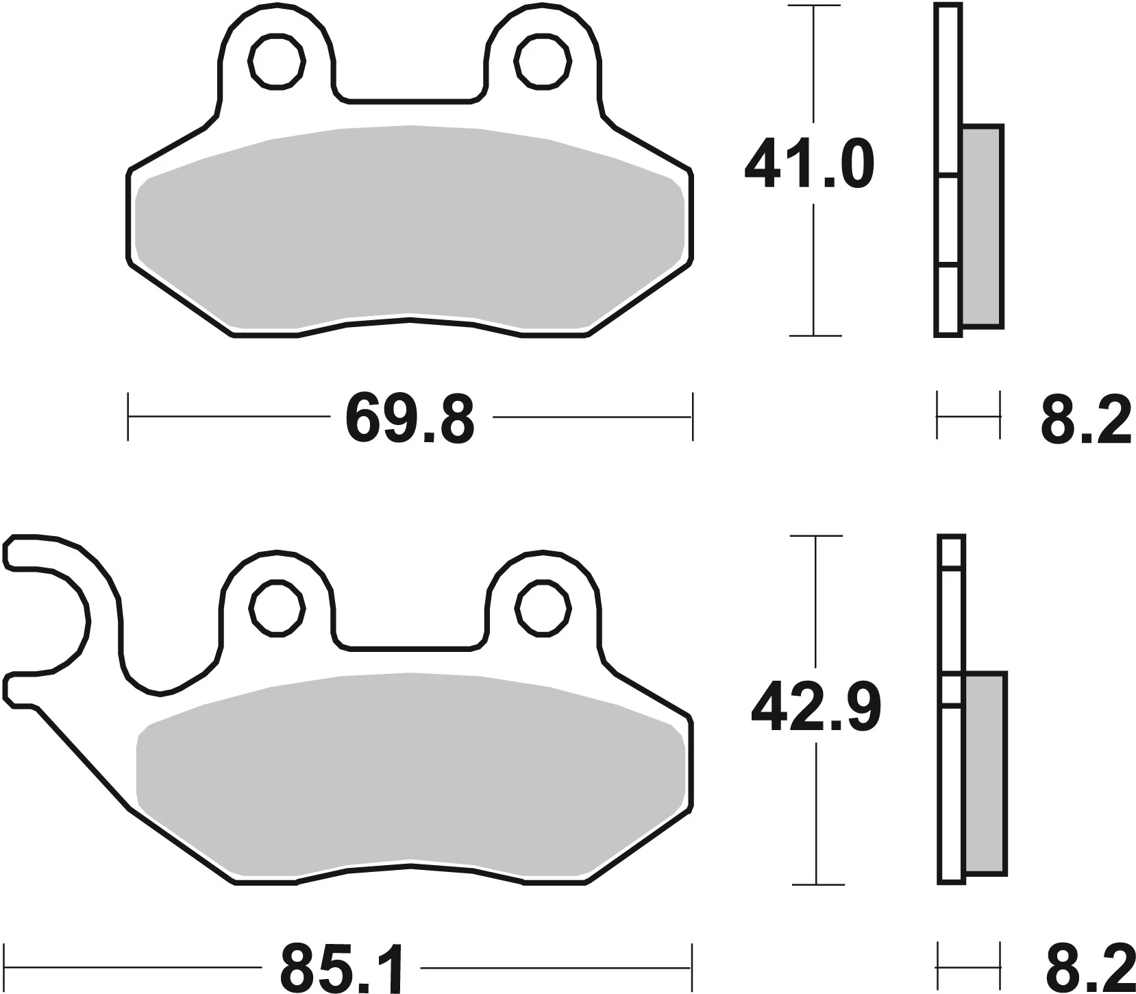 Brake Pad Set, disc brake PRIME - CarbonCeramic - CC 07005