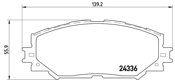 Brake Pad Set, disc brake PRIME LINE P 83 082