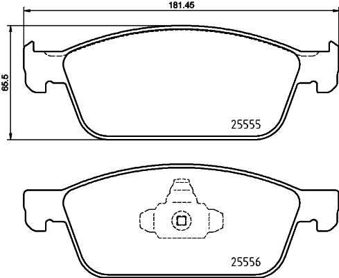 Brake Pad Set, disc brake PRIME LINE P 24 199