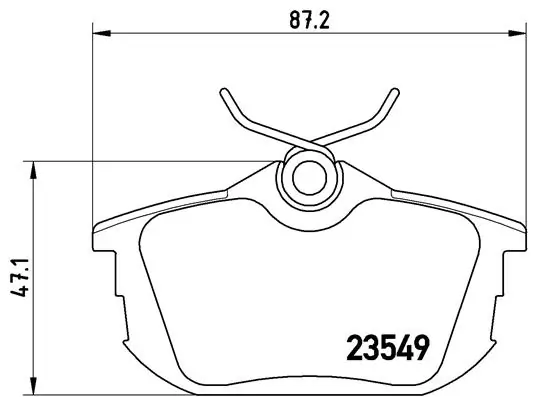 Brake Pad Set, disc brake PRIME LINE P 54 023