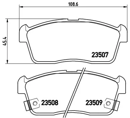 Brake Pad Set, disc brake PRIME LINE P 79 012